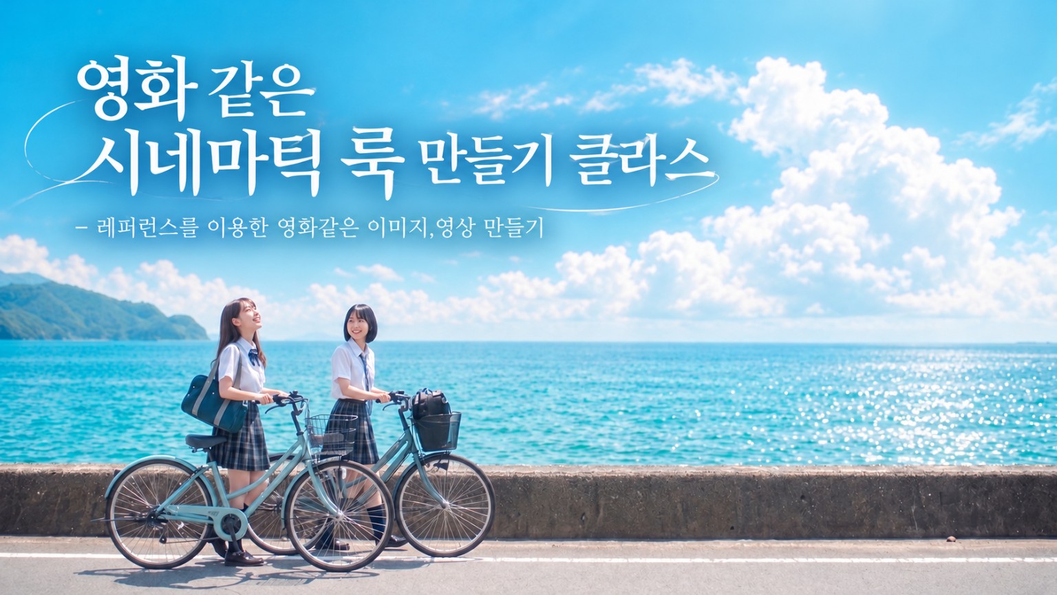 영화 같은 시네마틱 룩 만들기 클래스 포스터