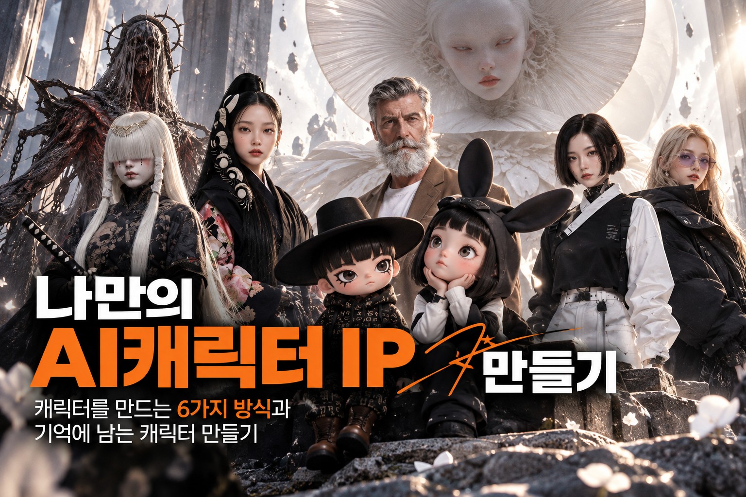 AI 캐릭터 IP 만들기 클래스 포스터